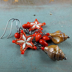 Ocean Earrings Free Digital Download Beading Pattern/Tutorial/Instructions/How To (DO NOT ADD TO CART - Click on Link on Pattern Page)