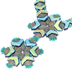 Chevron Gemduo Necklace Free Digital Download Beading Pattern/Tutorial/Instructions/How To (DO NOT ADD TO CART - Click on Link on Pattern Page)