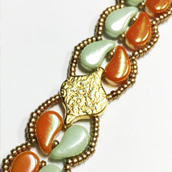 Paisley Duo Hearts Bracelet Free Digital Download Beading Pattern/Tutorial/Instructions/How To (DO NOT ADD TO CART - Click on Link on Pattern Page)