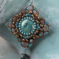 Antonella Pendant Free Digital Download Beading Pattern/Tutorial/Instructions/How To (DO NOT ADD TO CART - Click on Link on Pattern Page)