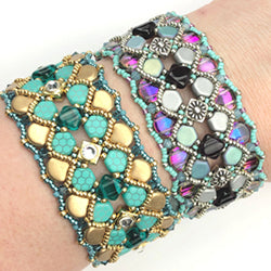 Honeybee's Crossing Bracelet Free Digital Download Beading Pattern/Tutorial/Instructions/How To (DO NOT ADD TO CART - Click on Link on Pattern Page)