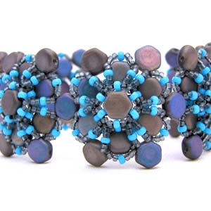 Honey's Flower Bracelet Free Digital Download Beading Pattern/Tutorial/Instructions/How To (DO NOT ADD TO CART - Click on Link on Pattern Page)