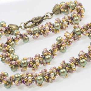Robin Spiral Necklace Free Digital Download Beading Pattern/Tutorial/Instructions/How To (DO NOT ADD TO CART - Click on Link on Pattern Page)