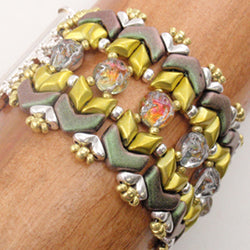 Chevron Bracket Bracelet Free Digital Download Beading Pattern/Tutorial/Instructions/How To (DO NOT ADD TO CART - Click on Link on Pattern Page)