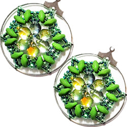 Mini-Me Hoop Star Earrings Free Digital Download Beading Pattern/Tutorial/Instructions/How To (DO NOT ADD TO CART - Click on Link on Pattern Page)