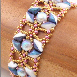 Echoes of Erte Bracelet Free Digital Download Beading Pattern/Tutorial/Instructions/How To (DO NOT ADD TO CART - Click on Link on Pattern Page)