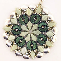 Silky Silver Pendant Free Digital Download Beading Pattern/Tutorial/Instructions/How To (DO NOT ADD TO CART - Click on Link on Pattern Page)