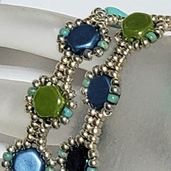 Honeycomb Wrap Bracelet Free Digital Download Beading Pattern/Tutorial/Instructions/How To (DO NOT ADD TO CART - Click on Link on Pattern Page)