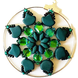 Náušnice Hoop-Star 2.0 Zdarma digitální stažení vzor korálků/návod/návod/jak na to (klikněte na odkaz níže)