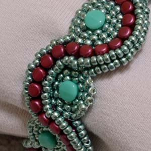 Rulla Waves Bracelet Free Digital Download Beading Pattern/Tutorial/Instructions/How To (DO NOT ADD TO CART - Click on Link on Pattern Page)
