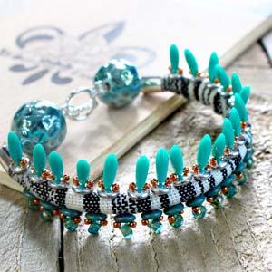 Zebra Bracelet Free Digital Download Beading Pattern/Tutorial/Instructions/How To (DO NOT ADD TO CART - Click on Link on Pattern Page)