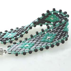 Duet with Diamonds Color Shifting Bracelet Free Digital Download Beading Pattern/Tutorial/Instructions/How To (DO NOT ADD TO CART - Click on Link on Pattern Page)