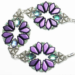 Voudia Links Bracelet and Earrings Free Digital Download Beading Pattern/Tutorial/Instructions/How To (DO NOT ADD TO CART - Click on Link on Pattern Page)