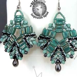 Duets and Groovies Earrings Free Digital Download Beading Pattern/Tutorial/Instructions/How To (DO NOT ADD TO CART - Click on Link on Pattern Page)