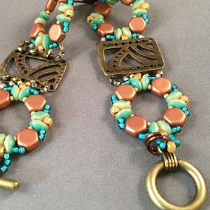 Deco Duet Bracelet Free Digital Download Beading Pattern/Tutorial/Instructions/How To (DO NOT ADD TO CART - Click on Link on Pattern Page)