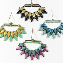 Kite Pennant Earrings Free Digital Download Beading Pattern/Tutorial/Instructions/How To (DO NOT ADD TO CART - Click on Link on Pattern Page)