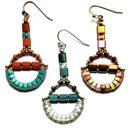 Tila Pendulum Earrings Free Digital Download Beading Pattern/Tutorial/Instructions/How To (DO NOT ADD TO CART - Click on Link on Pattern Page)