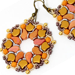 Ginkana Earrings Free Digital Download Beading Pattern/Tutorial/Instructions/How To (DO NOT ADD TO CART - Click on Link on Pattern Page)