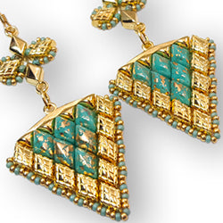 Vani Splash Earrings Free Digital Download Beading Pattern/Tutorial/Instructions/How To (DO NOT ADD TO CART - Click on Link on Pattern Page)