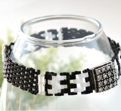 Monotone Belt Bracelet Free Digital Download Beading Pattern/Tutorial/Instructions/How To (DO NOT ADD TO CART - Click on Link on Pattern Page)