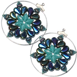 Hoop-Star Earrings Free Digital Download Beading Pattern/Tutorial/Instructions/How To (DO NOT ADD TO CART - Click on Link on Pattern Page)