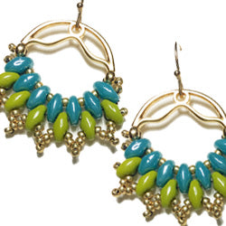 Cymbal Swag Earrings Free Digital Download Beading Pattern/Tutorial/Instructions/How To (DO NOT ADD TO CART - Click on Link on Pattern Page)