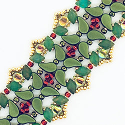 Yule Garland Bracelet Free Digital Download Beading Pattern/Tutorial/Instructions/How To (DO NOT ADD TO CART - Click on Link on Pattern Page)