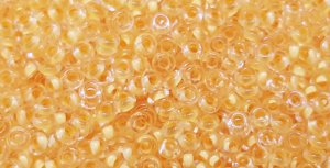 TOHO TD-8-961F - 8/0 matné tmavě zlaté krémové lemované křišťálové demi korálky, 5 g
