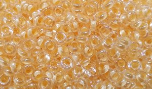 TOHO TD-8-93 - Demi-perles en cristal doublées de crème dorée 8/0, 5 g