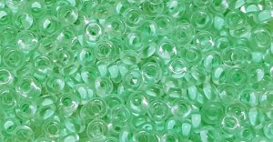 TOHO TD-8-975 - Demi-perles de cristal doublées vert menthe 8/0, 5 g