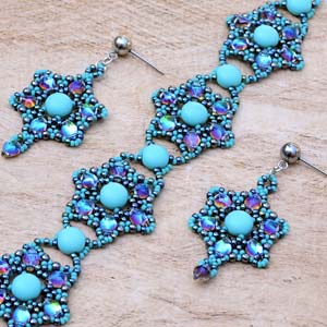 Lolita Bracelet and Earrings Free Digital Download Beading Pattern/Tutorial/Instructions/How To (DO NOT ADD TO CART - Click on Link on Pattern Page)