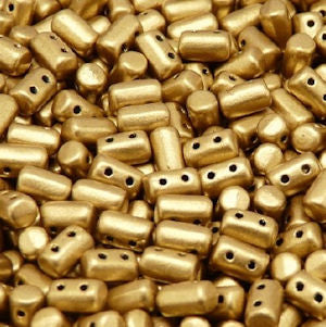 Matubo Rulla 3 x 5 mm 00030-01710 Crystal Bronze Pale Gold Beads - 5 or 10 gm