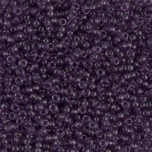 Miyuki 11-157  11/0 Transparent Amethyst Seed Beads - 5 or 10 gm