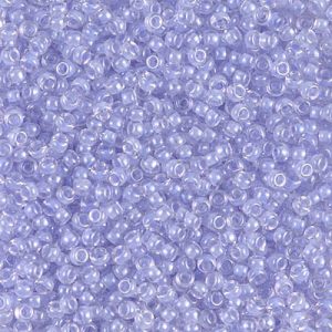 Miyuki 11-222  11/0 Orchid Lined Crystal Luster Seed Beads - 5 or 10 gm