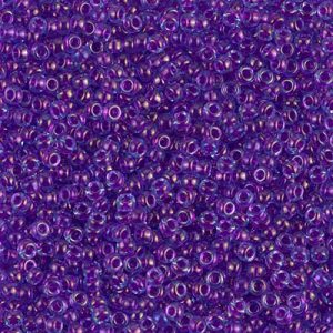 Miyuki 11-352 11/0 Perles de graines Aqua doublées violettes - 5 ou 10 g