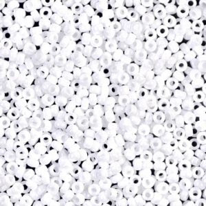 Miyuki 11-402 11/0 Perles de rocaille blanches opaques - 5 ou 10 g