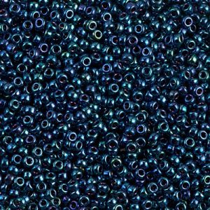 Miyuki 11-467   11/0 Metallic Indigo Iris Seed Beads - 5 or 10 gm