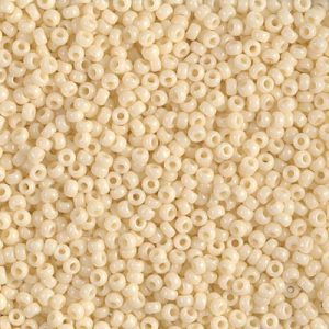 Miyuki 8-492   8/0 Opaque Dark Cream Seed Beads - 5 or 10 gm