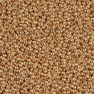 Miyuki 15-1053 Perles de rocaille en or jaune galvanisé 15/0 - 5 ou 10 g