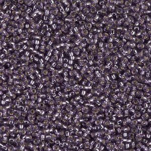 Miyuki 15-24  15/0 Silver Lined Amethyst Seed Beads - 5 gm