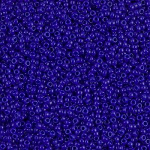 Miyuki 15-414  15/0 Opaque Cobalt Blue Seed Beads - 3 or 5 gm