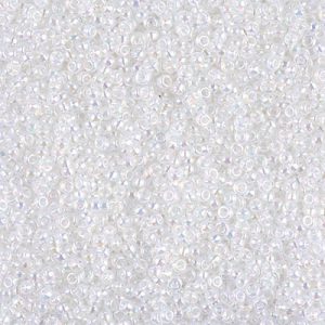 Miyuki 15-470   15/0 Opal AB Glass Seed Beads - 5 gm