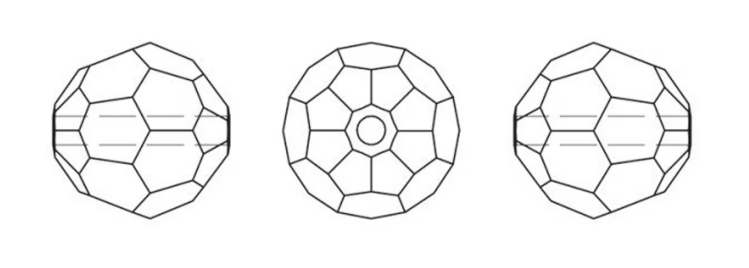 Swarovski 5000 6mm Golden Shadow Round Bead (10 pcs)