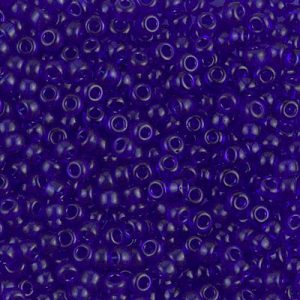 Miyuki 8-151  8/0 Transparent Cobalt Blue Seed Beads - 5 or 10 gm