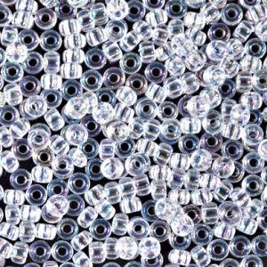 Miyuki 8-250   8/0 Crystal AB Seed Beads - 5 or 10 gm