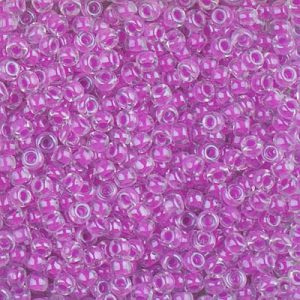 Miyuki 8-4303   8/0 Luminous Plum Crazy Seed Beads - 5 or 10 gm