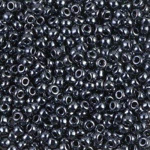 Miyuki 8-451  8/0 Gunmetal Seed Beads - 5 or 10 gm