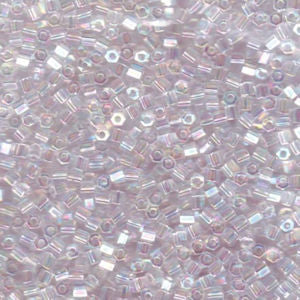 Miyuki 8C-250  Two Cut 8/0  Crystal AB Hex Seed Beads - 5 or 10 gm