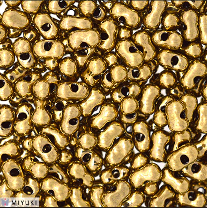 Miyuki Berry BB457   2.5 x 4.5 mm Metallic Dark Bronze Beads -  5 gm