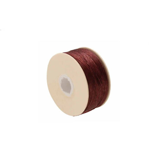 Nymo Nylon Beading Thread "D" Burgundy 0.30 mm - 64 Yards